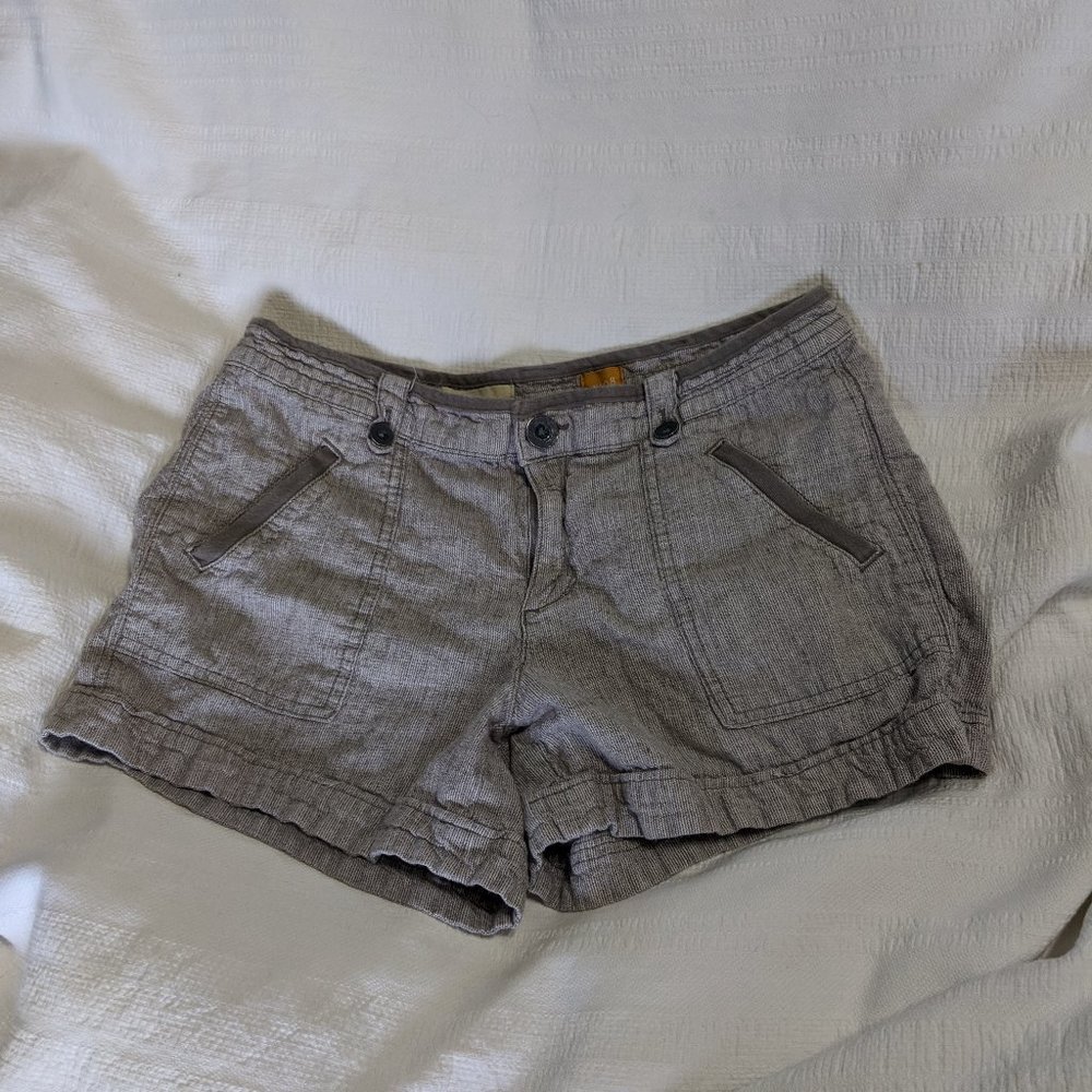 Anthropologie Linen Blend Shorts